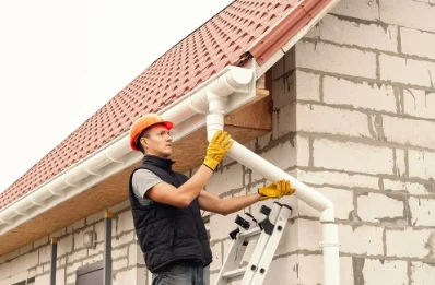 Pose et remplacement de gouttières à Repaix